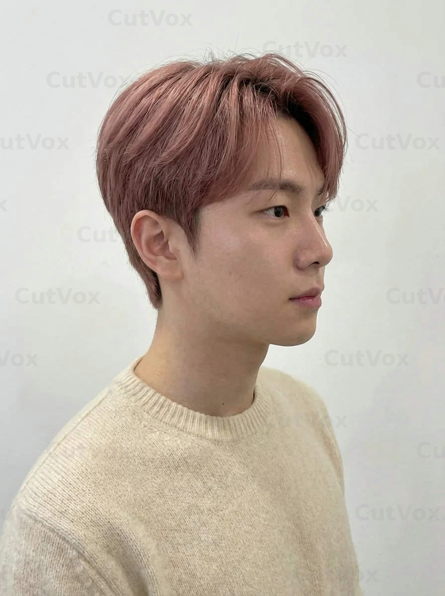 애쉬 로즈 소프트 가르마펌 - 이미지 3