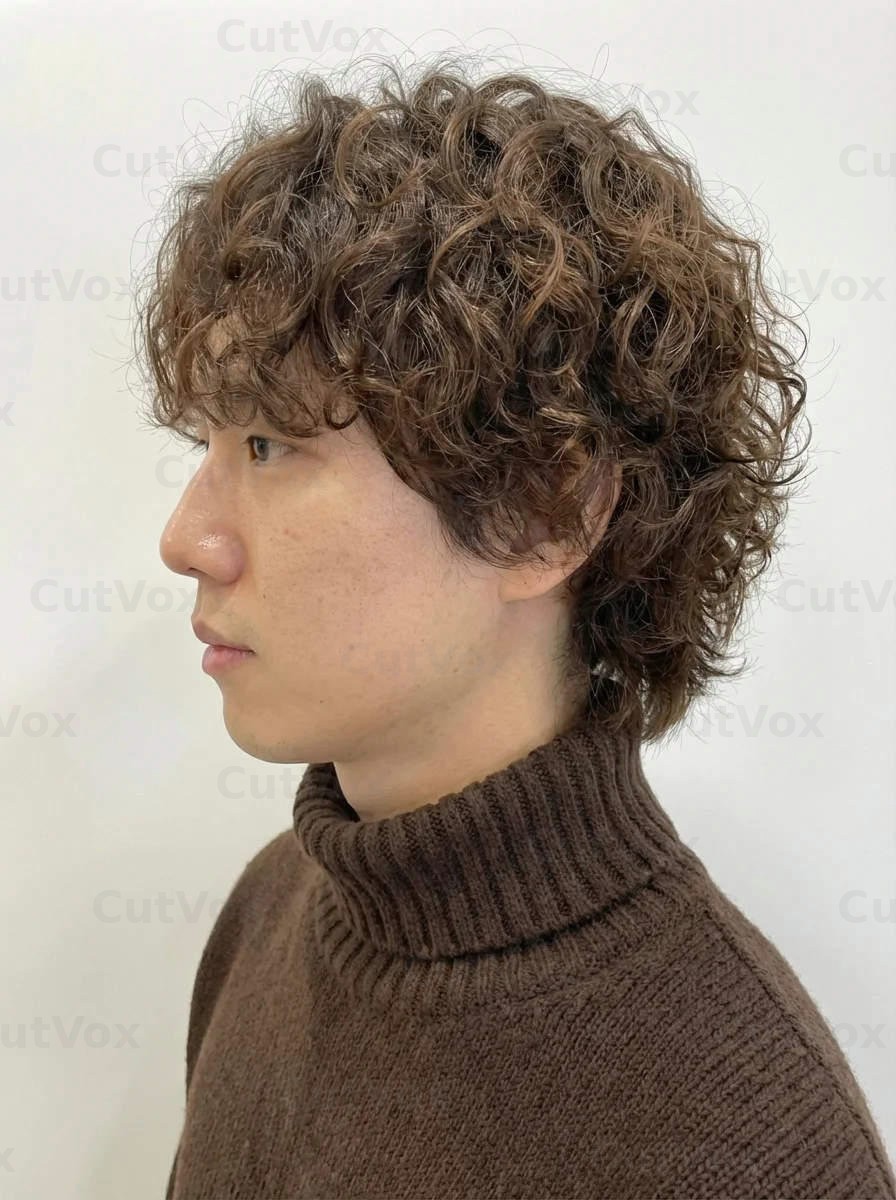 빈티지 무드 히피펌 - 이미지 2