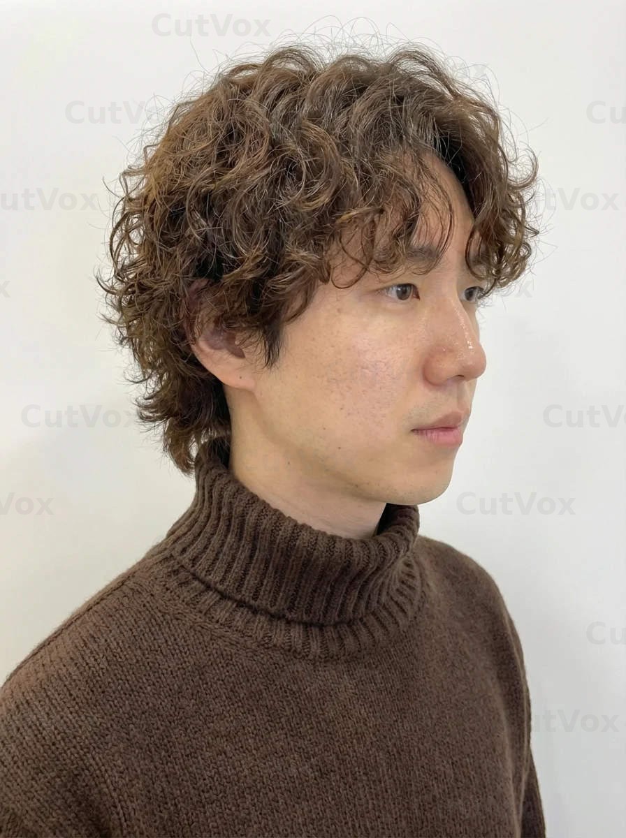 빈티지 무드 히피펌 - 이미지 3