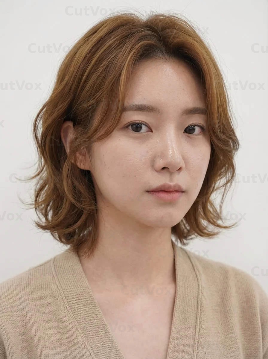 소프트 러플 단발 - 이미지 1