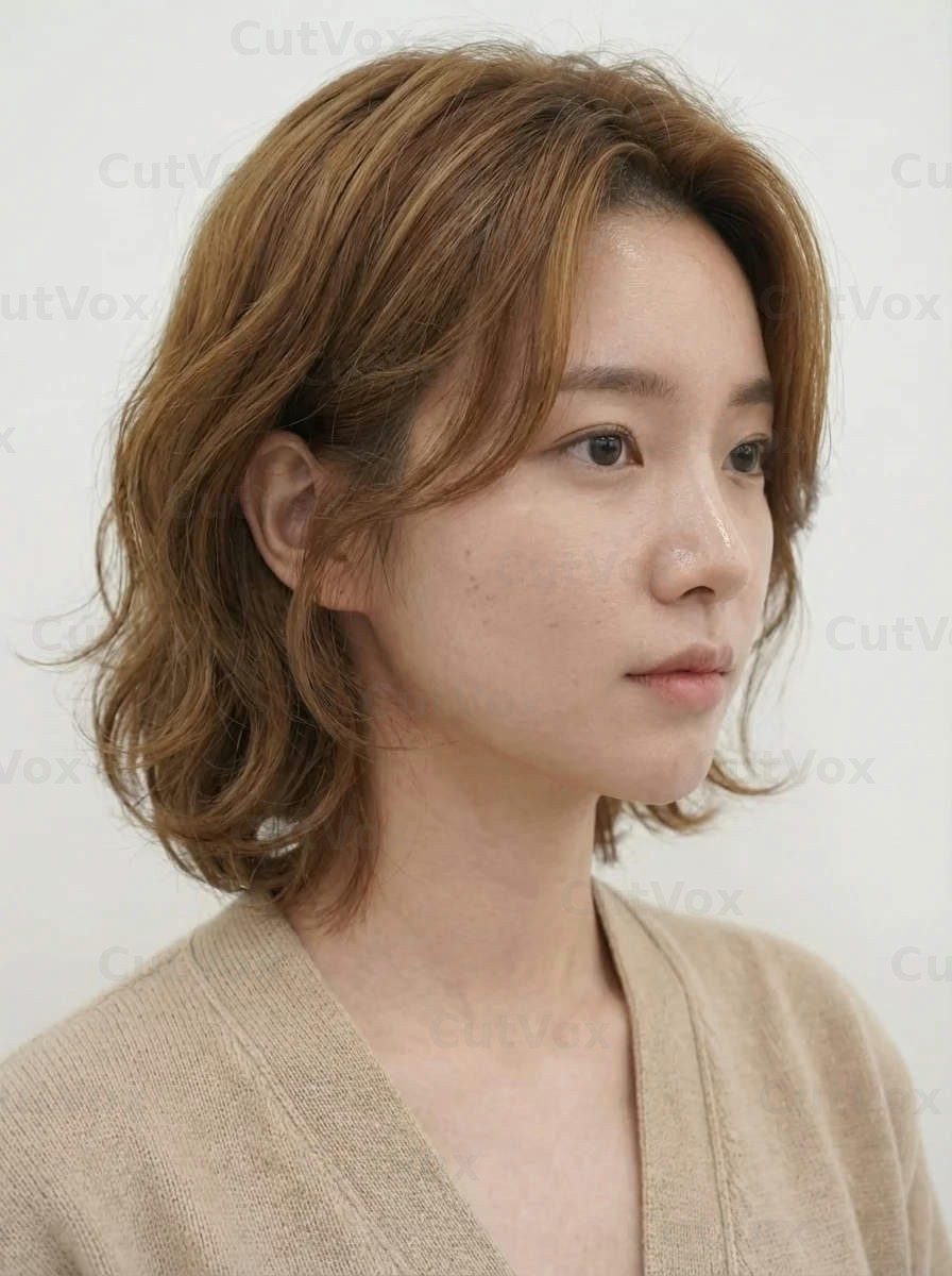 소프트 러플 단발 - 이미지 2