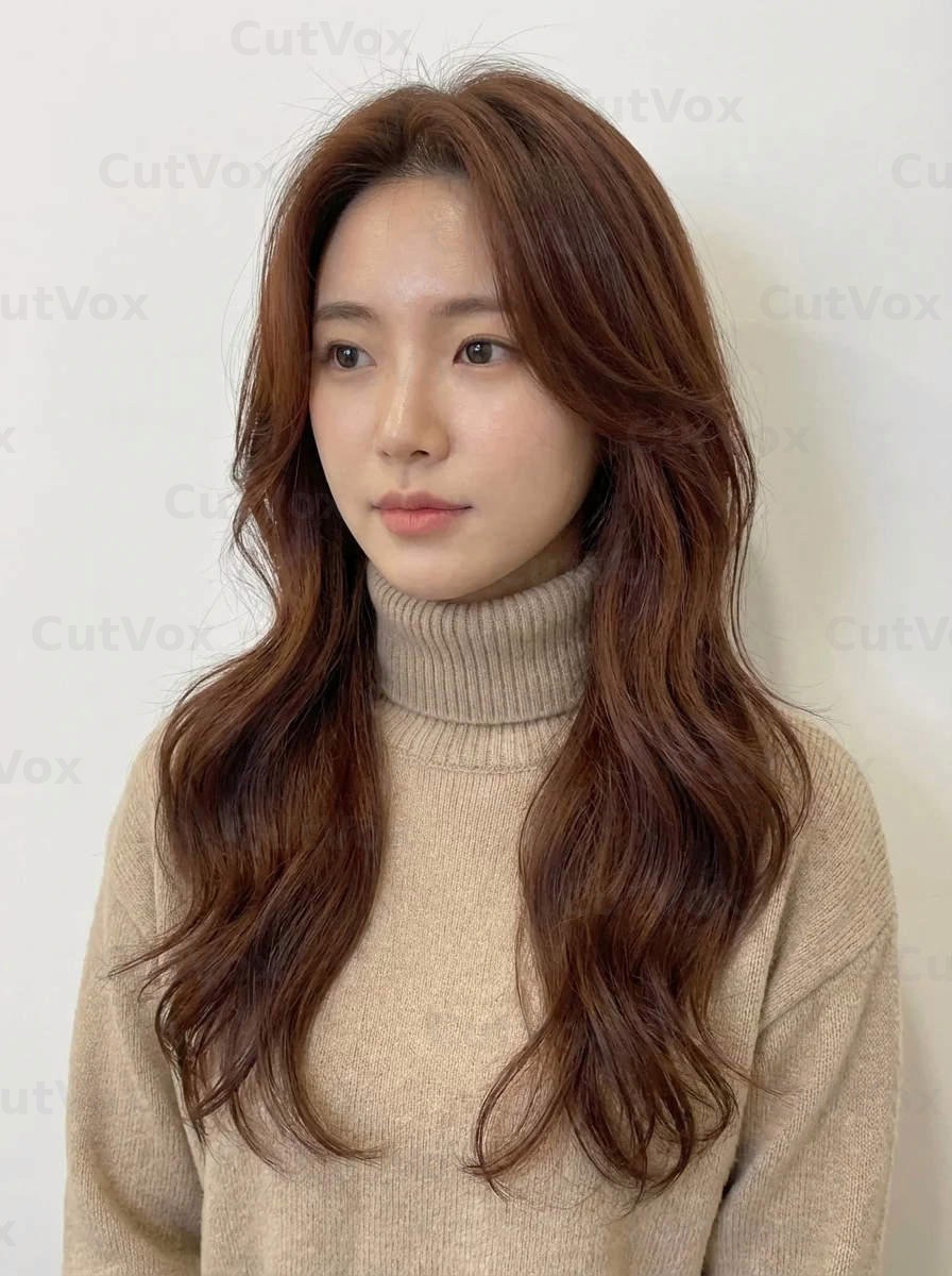 소프트 모카 브라운 그레이스펌 - 이미지 1