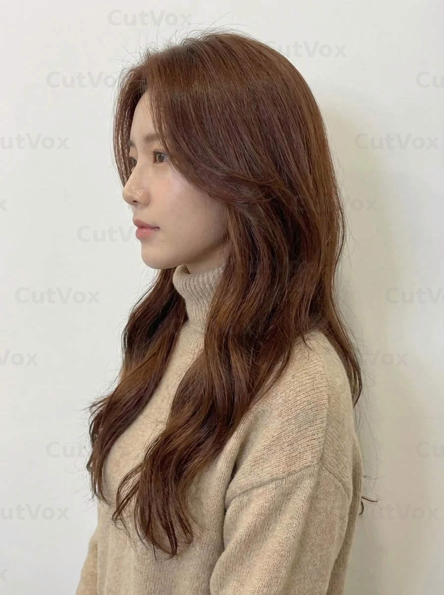 소프트 모카 브라운 그레이스펌 - 이미지 2