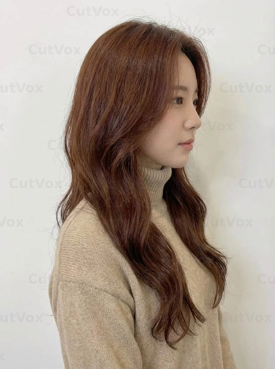 소프트 모카 브라운 그레이스펌 - 이미지 3