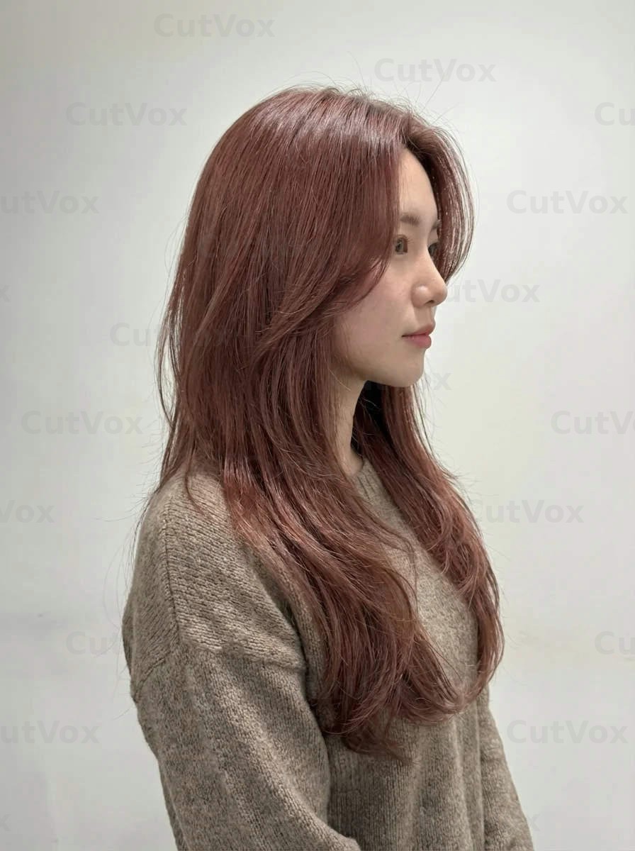 로즈 앰버 레이어드컷 - 이미지 3